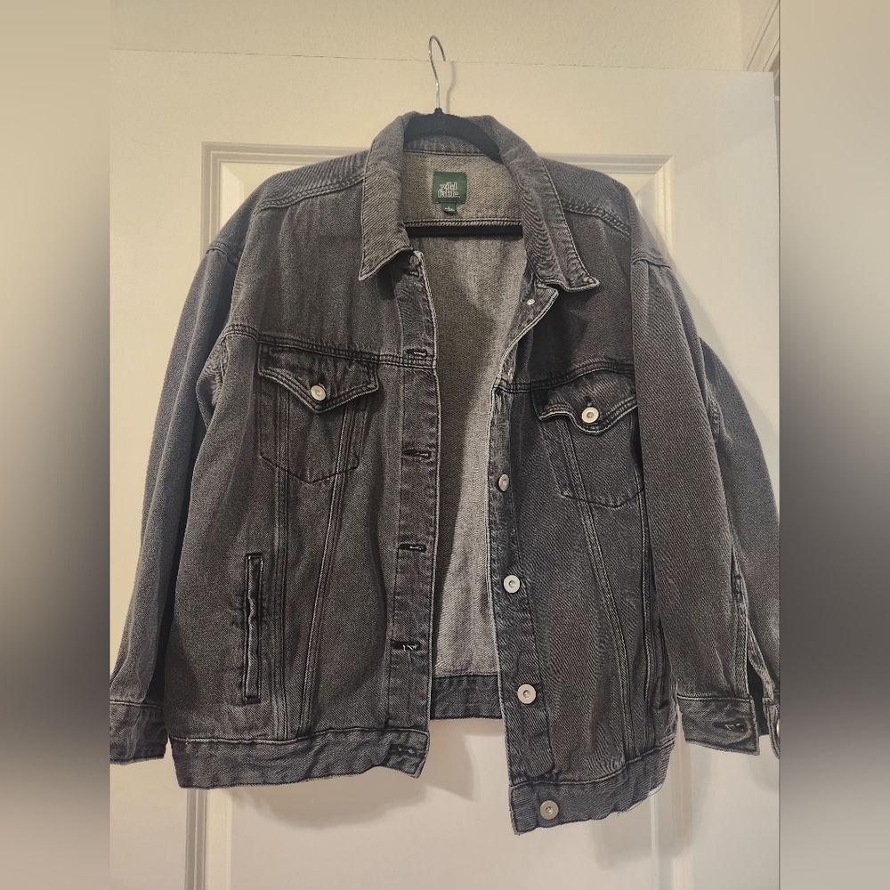 Wild Fable Charcoal Denim Jacket